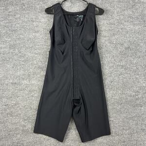 Marena Recovery Shapewear 2XL Black Mid Thigh Body Suit Compression Corselette